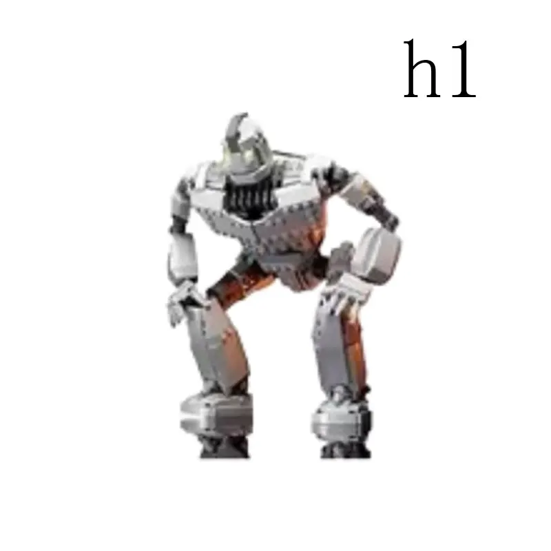 

Spot MOC-14898 818pcs Mechanical Series Steel Robot DIY Small Particle Assembly Building Blocks Educational Toy Model Gift Set O