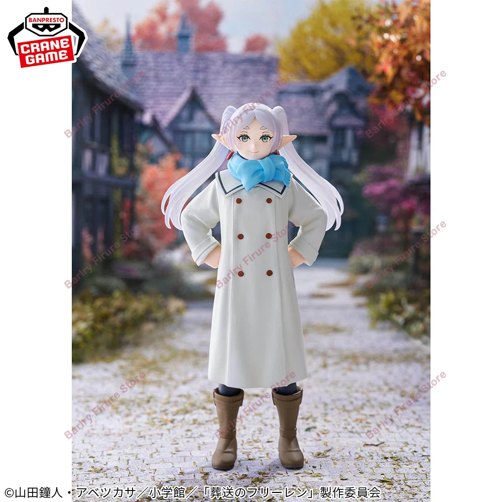 Original Genuine BANPRESTO Frieren: Beyond Journey's End Frieren Firgure 20cm Anime Figure Action Figures Toys Gifts For Kids