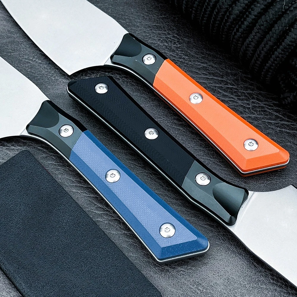 EDC بقاء الدفاع عن النفس سكين الفولاذ المقاوم للصدأ التخييم في الهواء الطلق سكين مستقيم البرية مغامرة الصيد فائدة سكين جيب #3