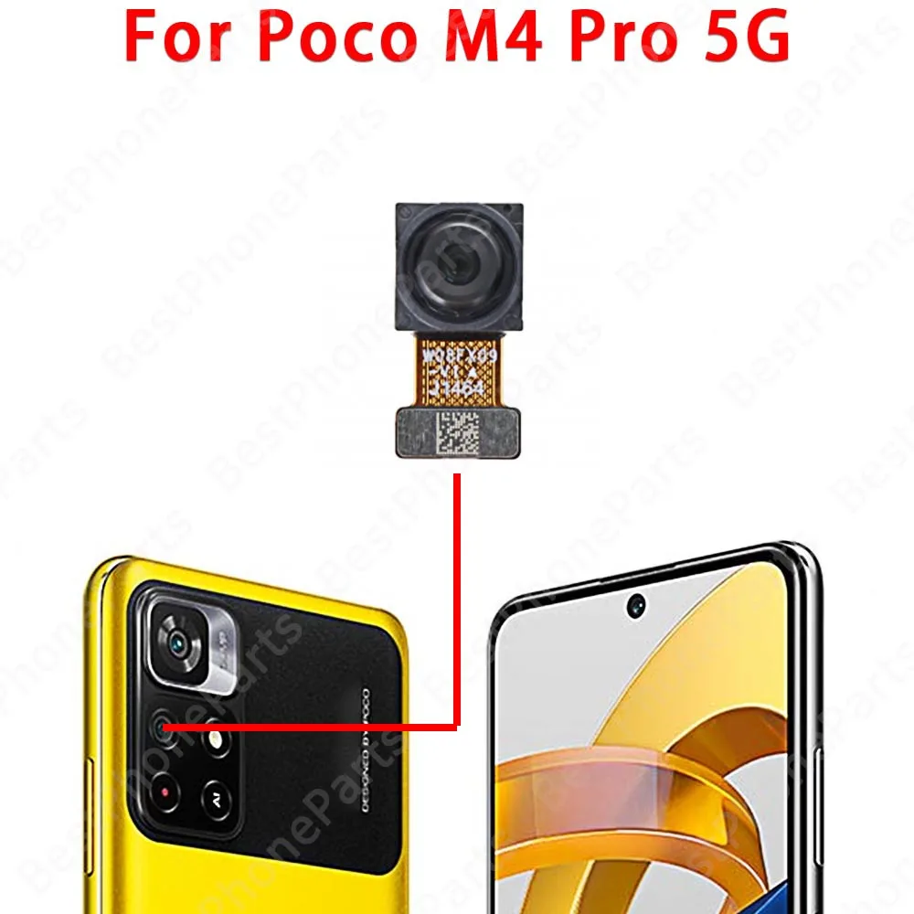 Back Camera For Xiaomi Poco M4 Pro 5G M4Pro Backside Rear Camera Module Mobile Phone Replacement Parts