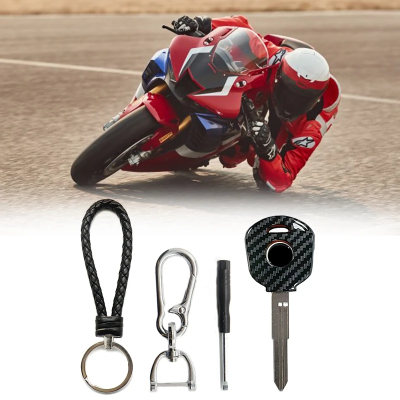 1 Set Motorcycle Key Shell Case Protective Cover with Key Embryo for Honda CBR1000RR CBR600RR CB900 CBR600 CBR954 F4I F4