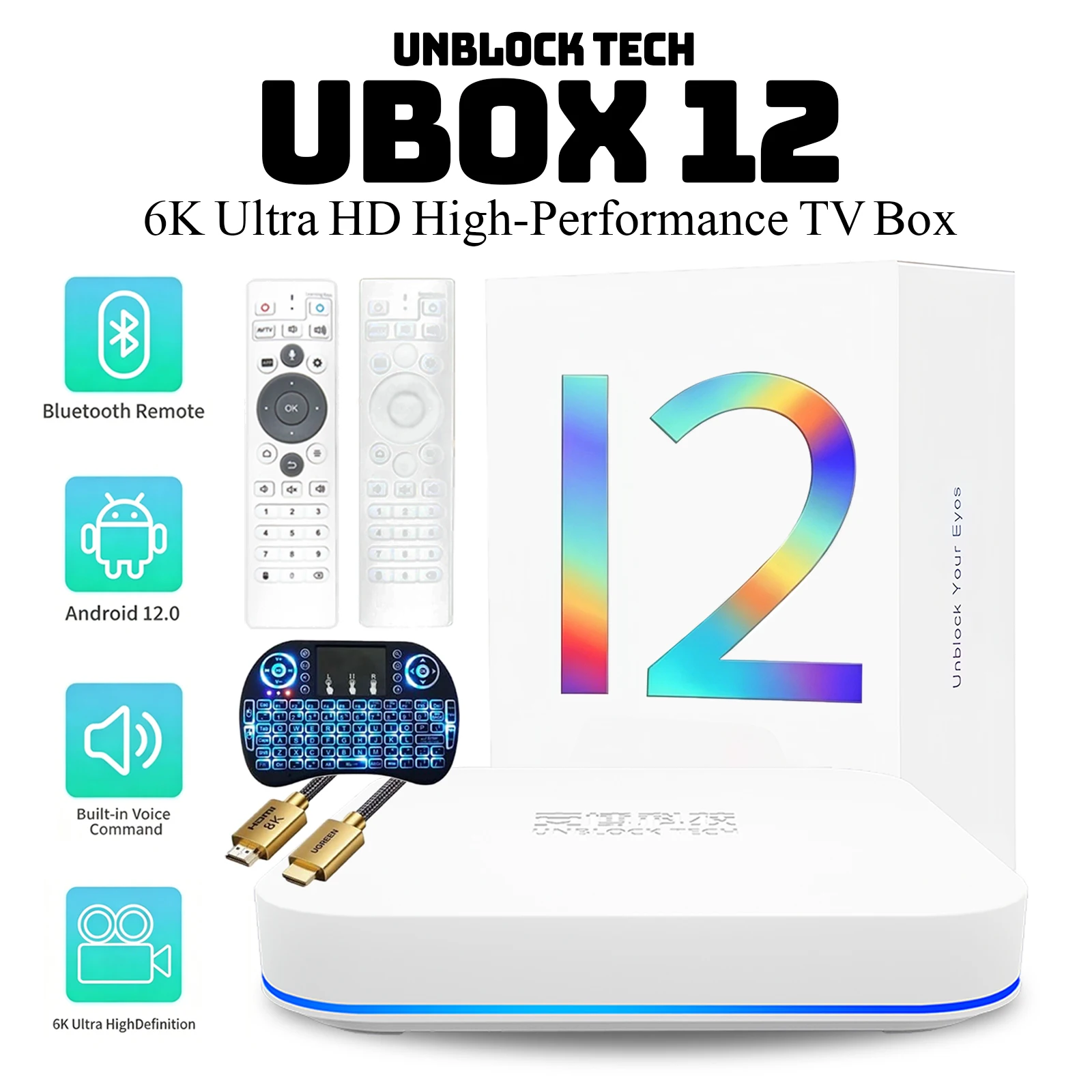 Phone Cases Uk - 【Authentique】Unblock Tech UBOX12 Android TV Box,