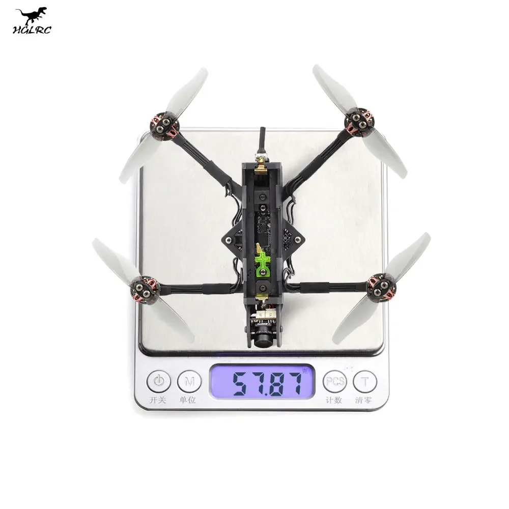 HGLRC Rekon3 1S 3inch Long Range 18650 Super Long Lasting FPV Drone SPECTER 10A AIO Caddx Ant 1202.5 KV11000 Motor