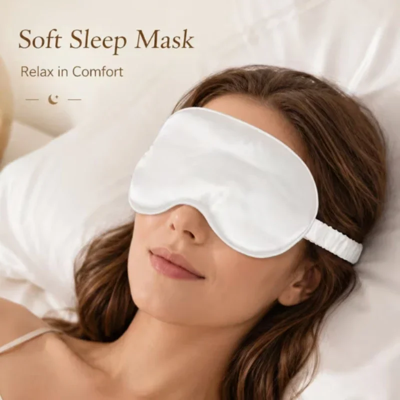 Sleeping Eye Shades, Light Blocking Eye Masks, Portable Compact Blindfolds for Business Overnight Trips, Hotel Stays, Road Trips