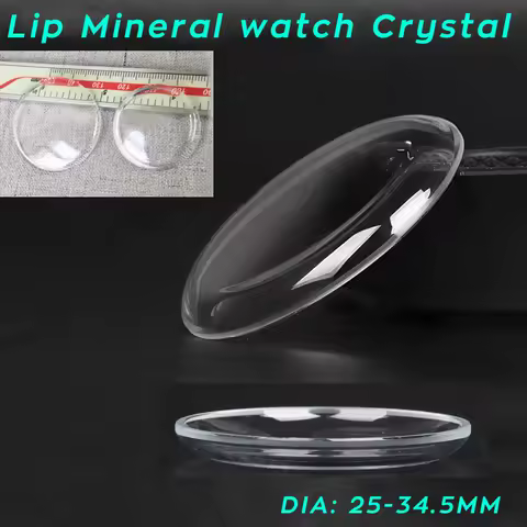 25mm-34.5mm Pot Lid Mineral Watch Glass Crystal High Brightness Transparent Watch Mirror Glass Repair Accessories