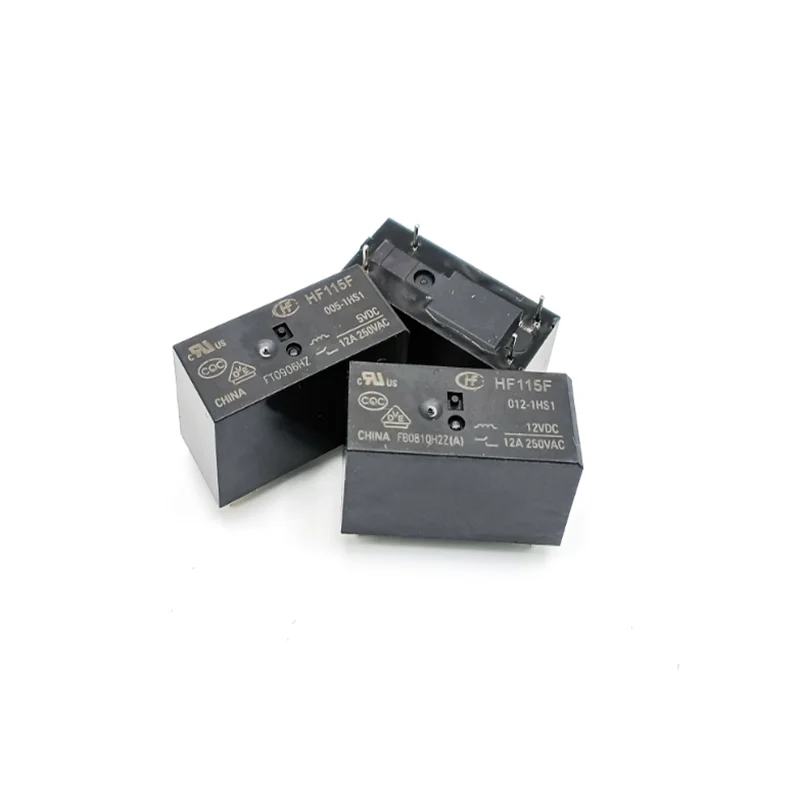 10piece  HF115F/005-1HS1 、HF115F/012-1HS1 、HF115F/024-1HS1  DIP-4 New Power Relay  HF115F-012-1HS1 、HF115F-024-1HS1 、HF115F-005