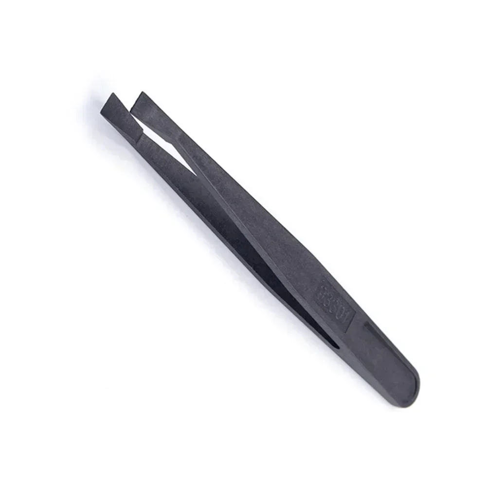 Anti-Static Carbon Fiber Tweezers DIY Nail Beauty Industry Precision Clips Professional Tools Maintenance Industrial Repair Tool