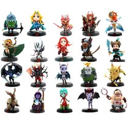 DOTA2 Action Toy Figures Q Version Comic Game Doll Periphery Car Ornament Model Christmas for Kids Hobbies Birthday Gifts