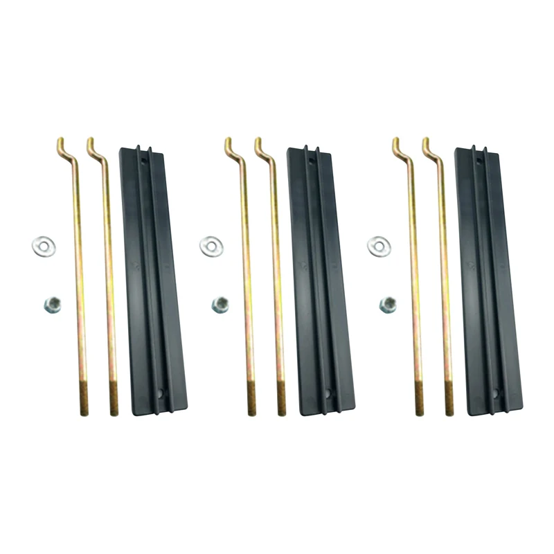 Golf Cart Battery Hold Down Plate and Rods Kit Washers Nuts 1013683 101090801 Compatible with Club Car DS