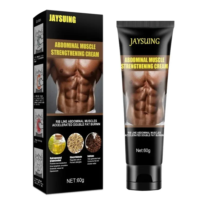 Fat Burning Slimming Cream, Tratamento para Perda de Peso da Barriga, Body Shaping, Refirmamento do Abdome, Creme Muscular Abdominal, 60ml