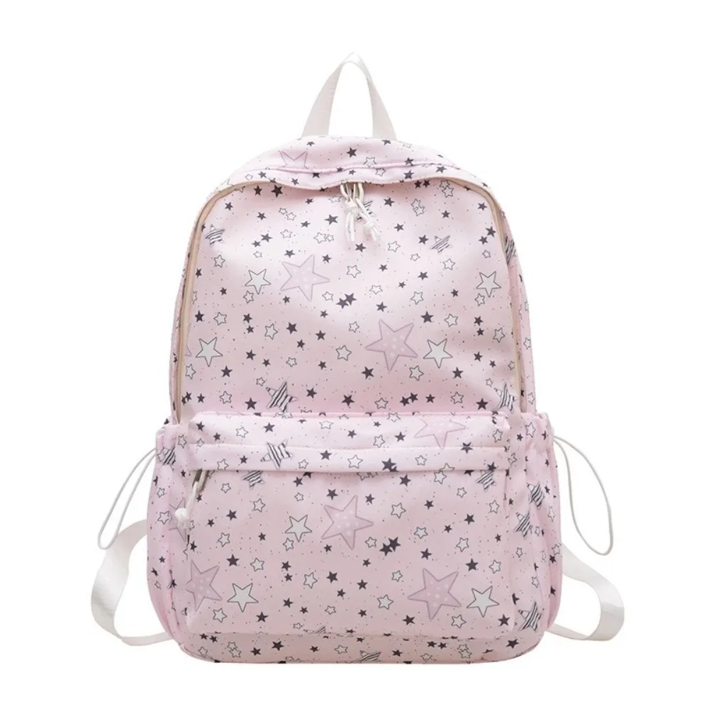 Laptop Bag Starry Sky Star Backpack Lightweight Large Capacity Nylon Backpack Korean Style Print Students School Bag Daily