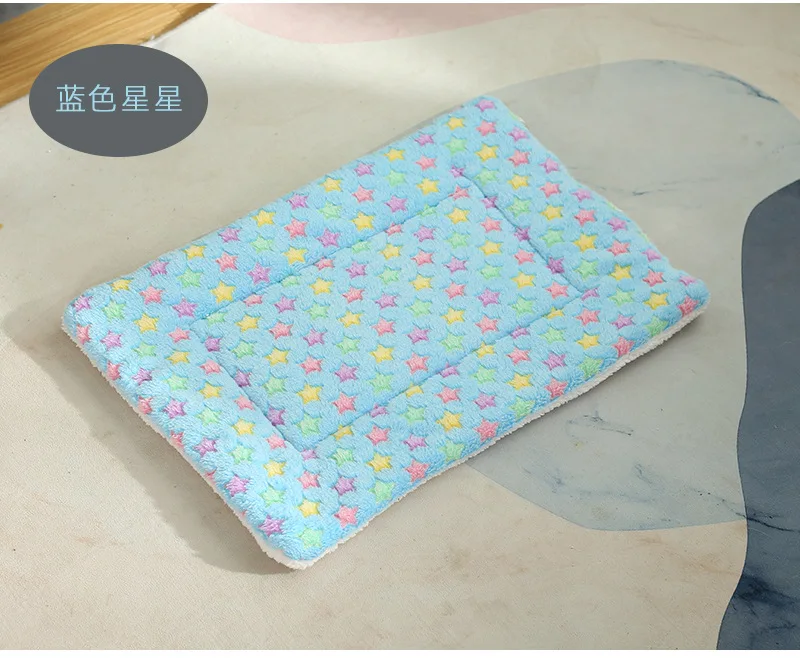 Soft Fleece For Hamster Mat Small Animals Bed for Cat Rats Pet Rabbit Warm Blanket Guinea Pig Sleeping Bed Hamster Accessories