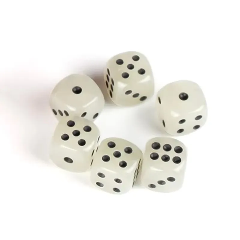

5-30 шт. 14 мм 6-гранные светящиеся в темноте игральные кубики с закругленными углами для бара, караоке, развлечений, светящиеся игровые кубики, инструмент для вечеринок