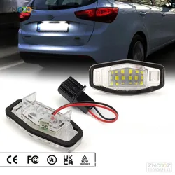 Led License Plate Light Rear Number Lamp For Honda Accord Odyssey Civic Sedan City Acura MDX TSX ILX RDX RL TL Canbus White