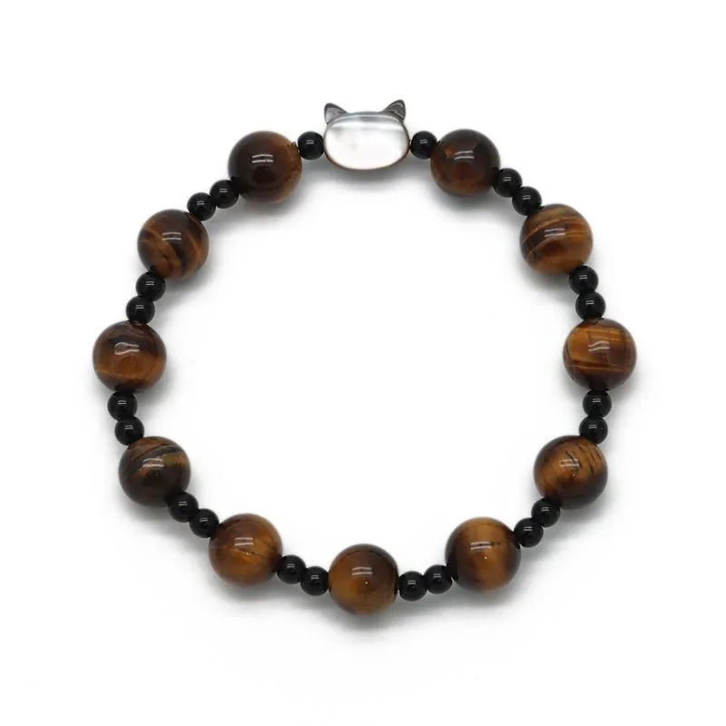 New style kitten bracelet - Winter Chinese style luxury and cute bracelet with tiger motif Gender-neutral autumn-winter bracelet