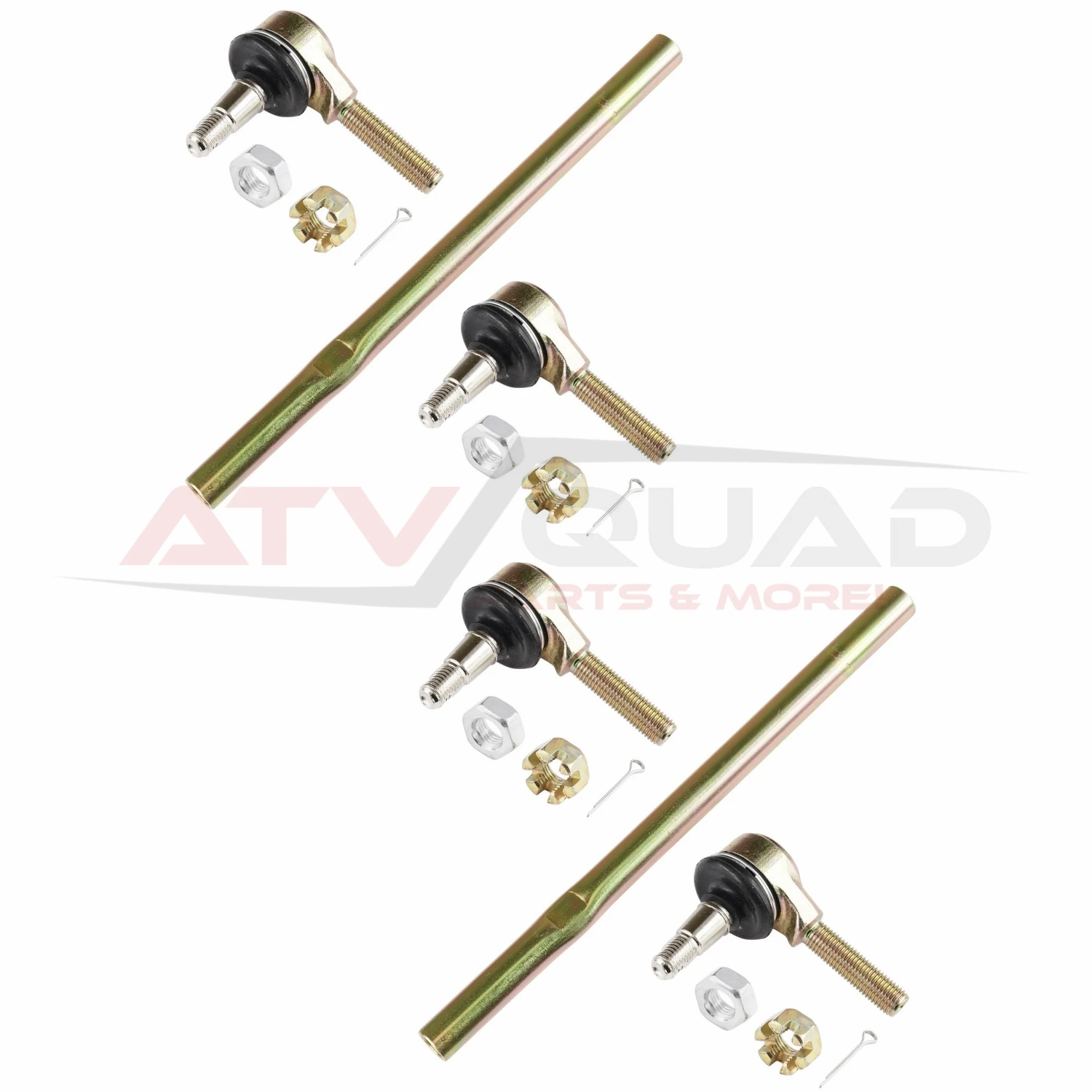 

2 Sets Tie Rod End Assy for Yamaha Blaster 200 YFS200 1988-2006 2XJ-23831-00-00 2XJ-23831-01-00 1UY-23841-01-00 1UY-23845-01-00