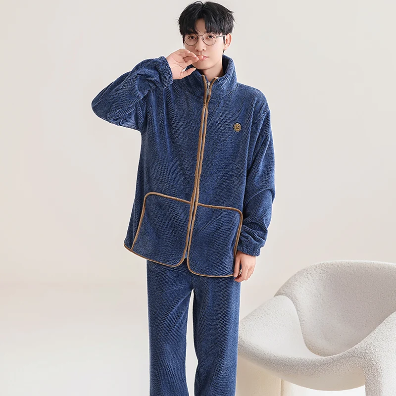 pigiama-di-flanella-da-uomo-cardigan-con-cerniera-allentato-spesso-pile-di-corallo-servizio-a-casa-vestito-autunno-inverno-tenere-al-caldo-tuta-casual-xxxl