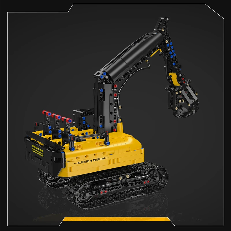 

MOC-17077 Hydraulic Log Grapple Model Building Blocks Set Technical Bulldozer Excavator Bricks Toys Kids Adults Gifts