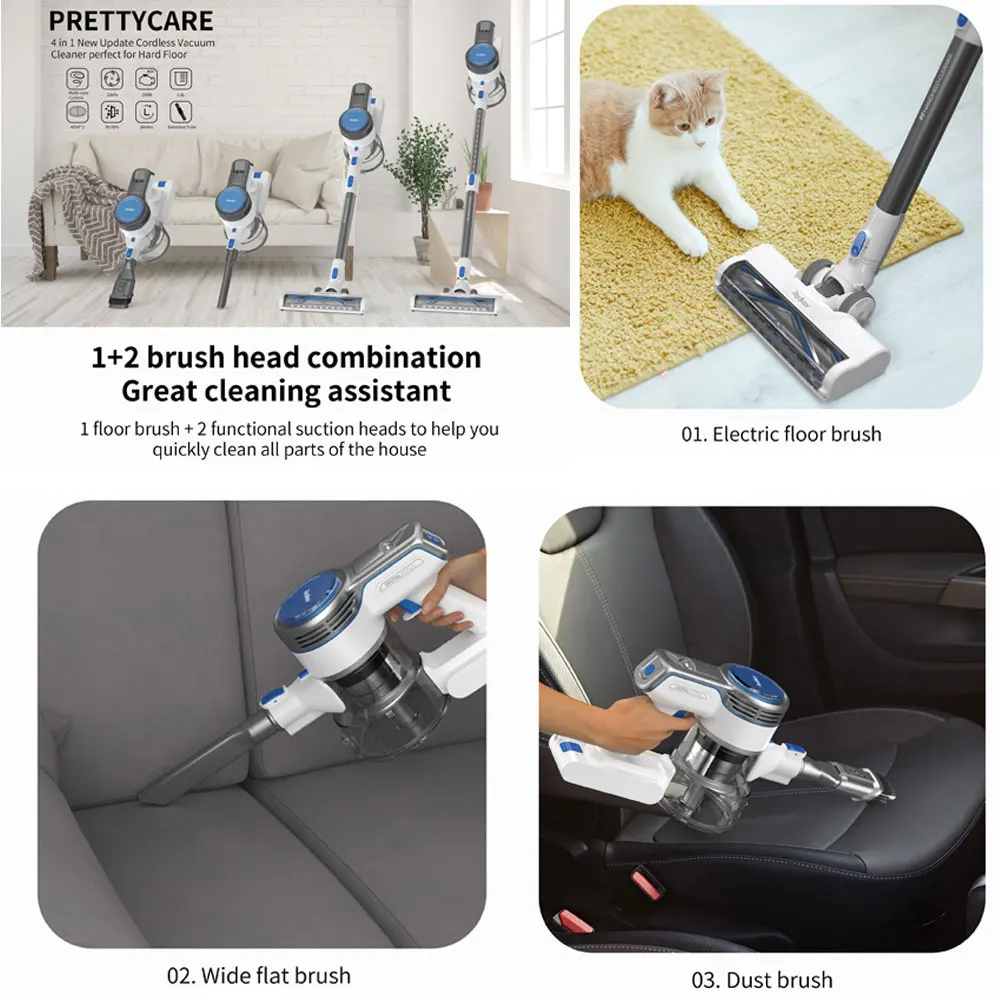 コードレスハンド掃除機,充電式,22kpa,マルチサイクロン,コードレス,デュアルユース,家庭用