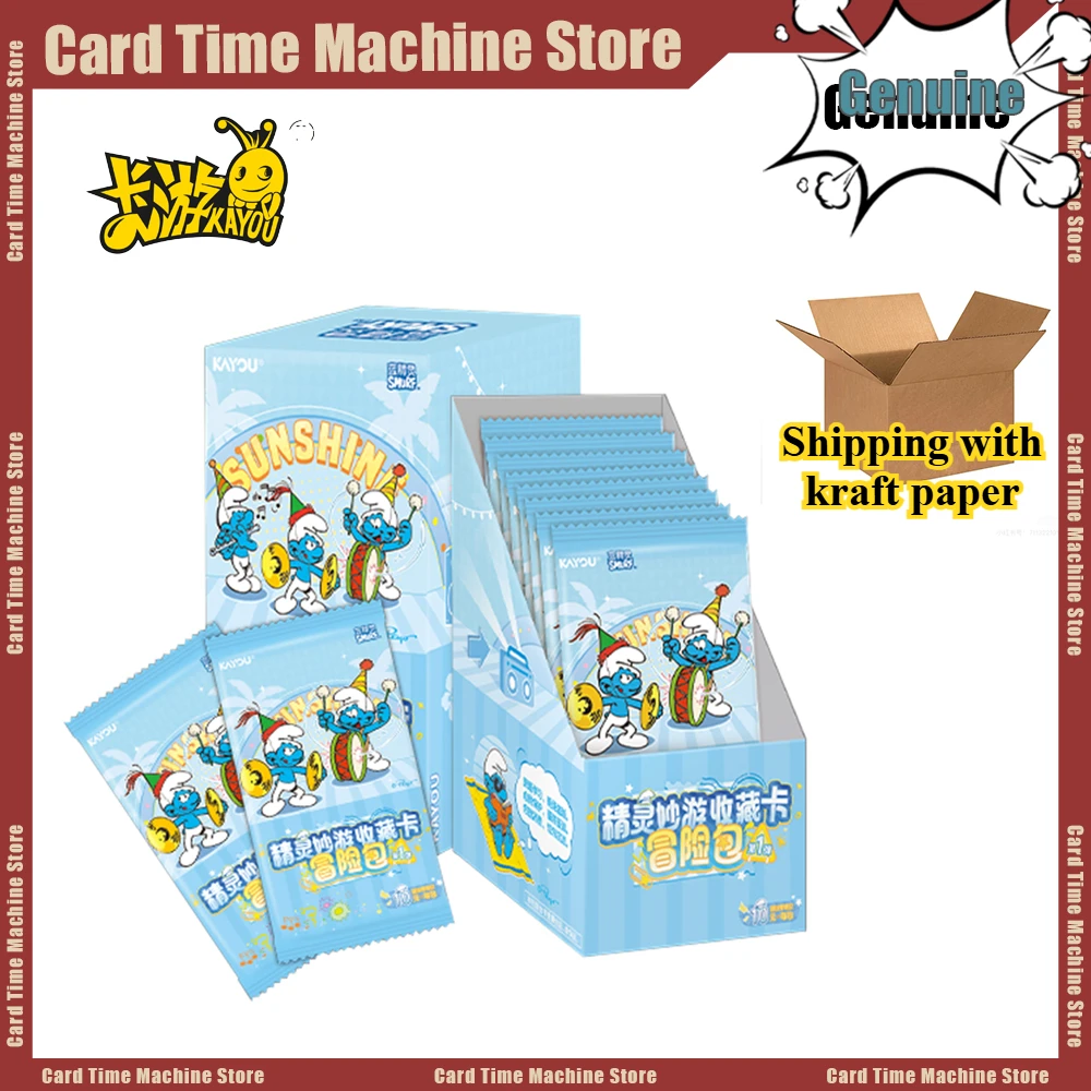 

KAYOU Genuine Smurf Sunshine Card Sprite Marvelous Series Adventure Pack XR ‌ Ограниченная серия анимационных коллекционных карточек, игрушка в подарок