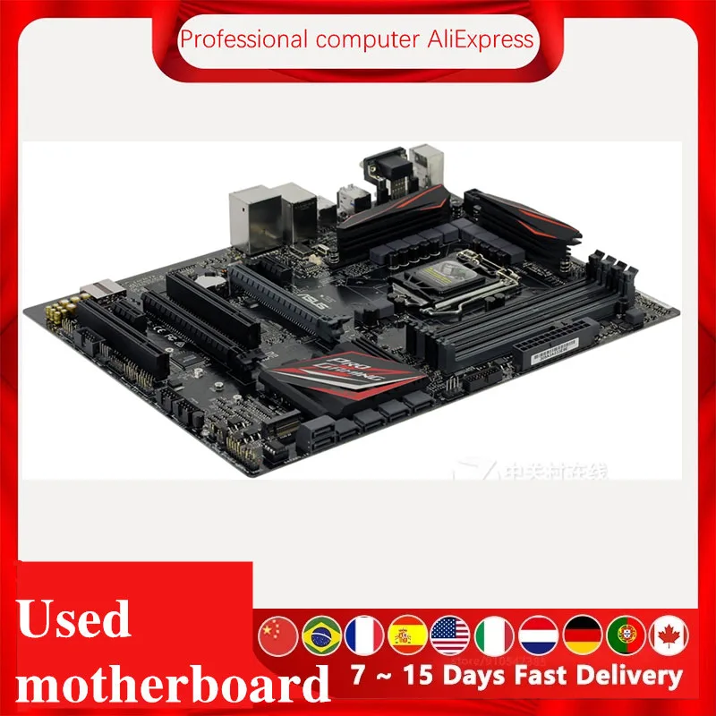 Used For Asus B150 PRO GAMING D3 Desktop Motherboard Socket LGA 1151 DDR3 32GB B150 SATA3 USB3.0 Motherboard