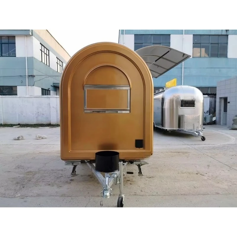 Mobile Food Trucks Coffee Food Trailer Hot Dog Carts Street Snack Vending Equipment for Sale view 5