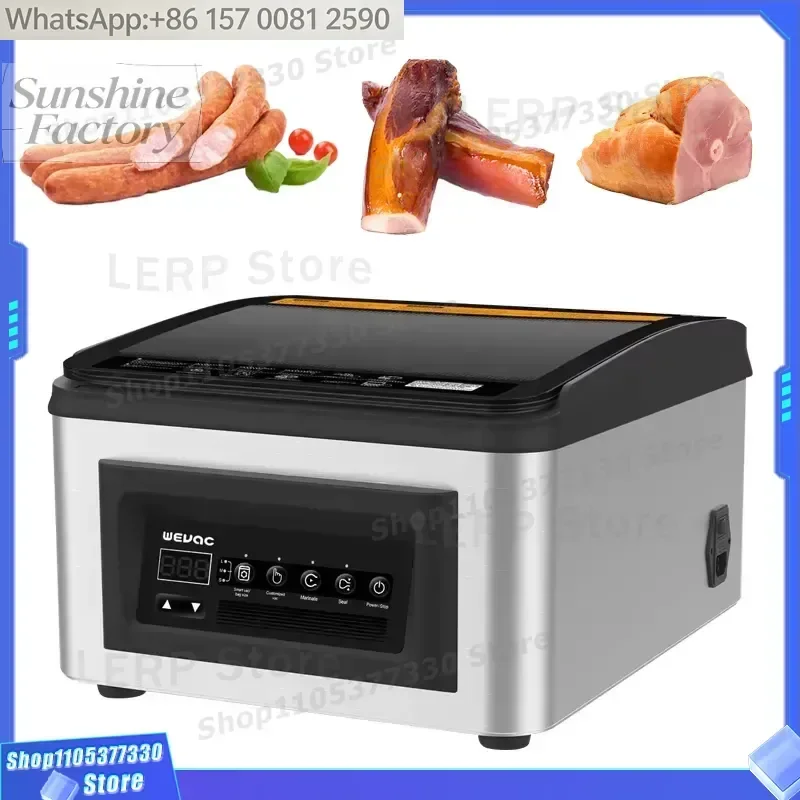 Premium Vacuum Sealer Home Use Liquid Moist Dry Food Fully Automatic Commercial Vacuum Sealing Machine With Double Heat