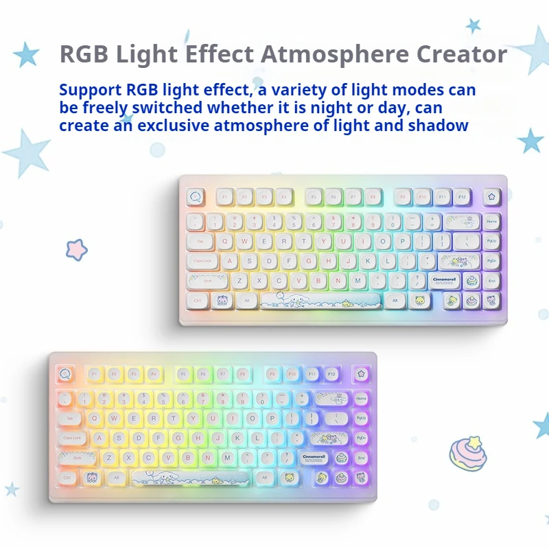 The 82 key layout of the wireless the third mock examination mechanical keyboard is suitable for electronic game players to work