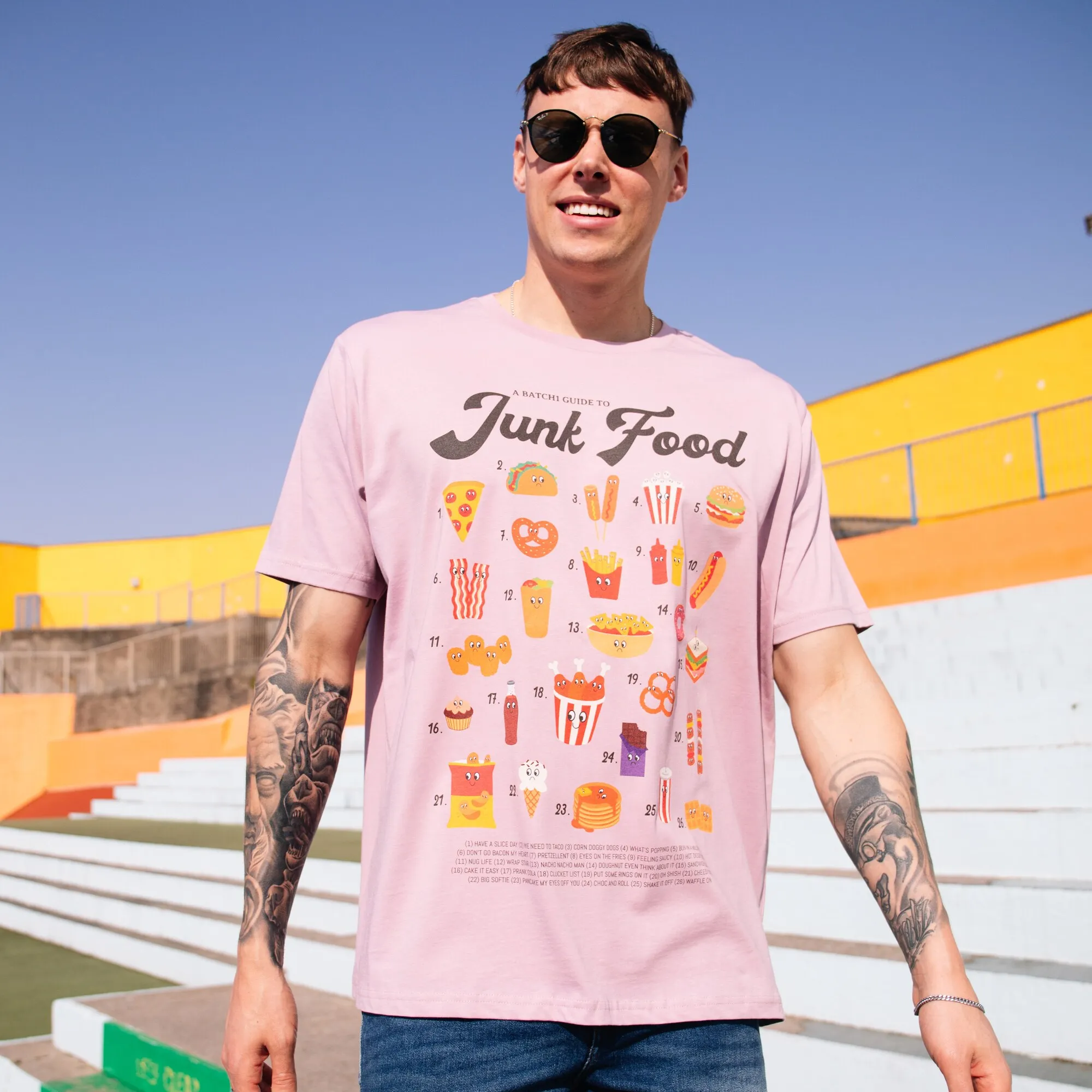 Junk Food Guide Men’s Graphic T-Shirt