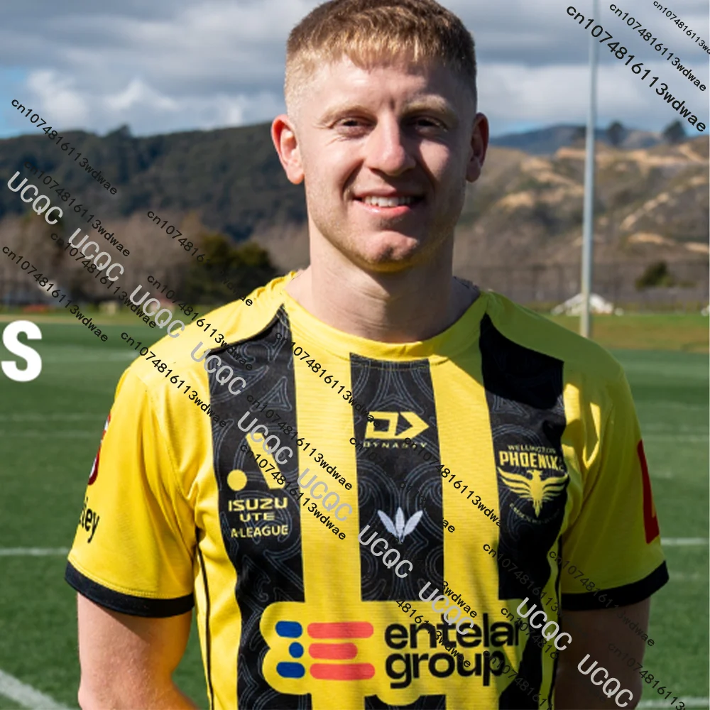 Australia 25/26 Nueva camiseta de fútbol súper Wellington Phoenix Camisetas de fútbol de secado rápido con estampado 3D Camisetas de entrenamiento deportivo para hombres