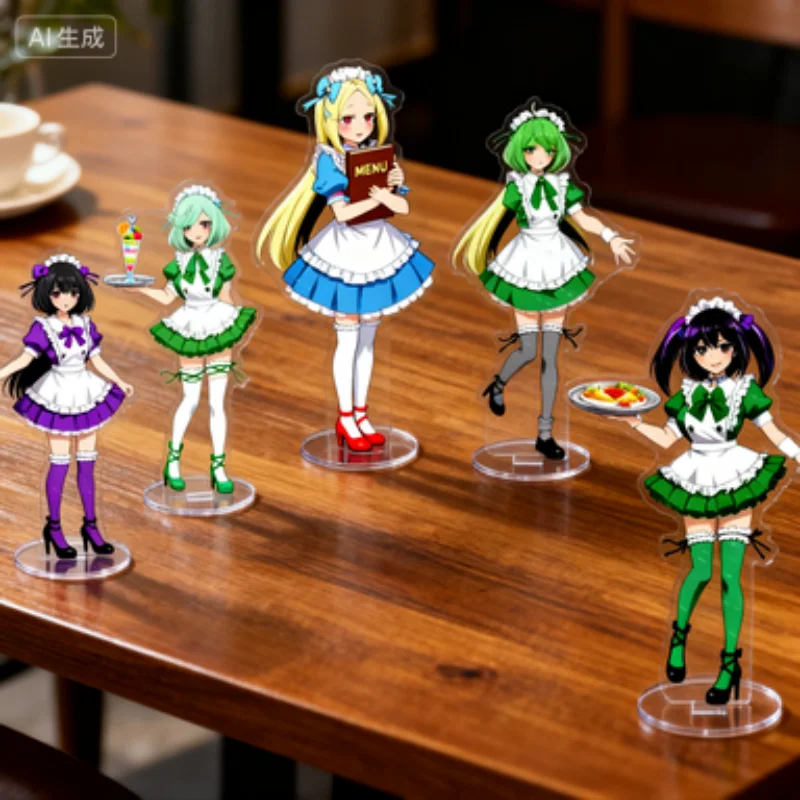 سلسلة أزياء الرسوم المتحركة Gushing over Magical Girls من الأكريليك واقفًا لتزيين سطح الطاولة وجمع الهدايا