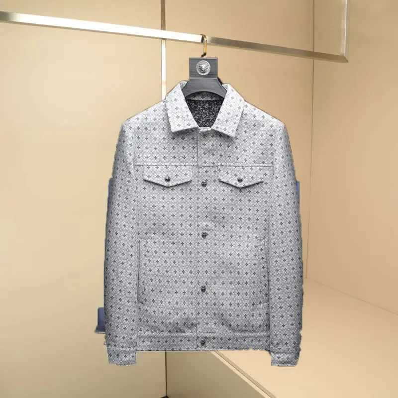 

Высококачественная повседневная мужская куртка с модной цветочной вышивкой в американском уличном стиле, весна-осень, модная, с длинными рукавами