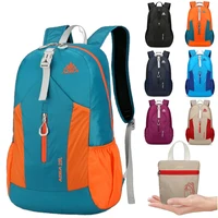 Mochila ligera para exteriores, bolsa de senderismo plegable, mochila para ciclismo y correr, mochila de viaje para hombres y mujeres