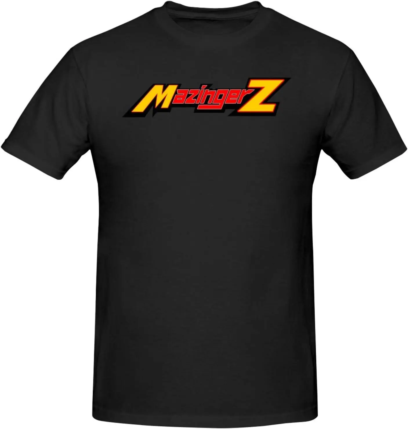 Mazinger Anime Z Shirt for Man Fashion Soft Breathable Cotton Short Sleeve T-Shirts Classics Casual Crew Neck Tees Black