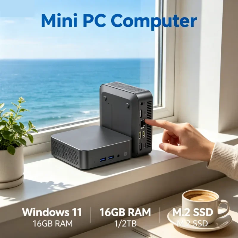 

4K HD Gaming Office Study MINI PC Core I9 10980HK Win11 Pro 32GB RAM 1TB 2TB SSD WiFi6 BT5.2 3 Years Warranty