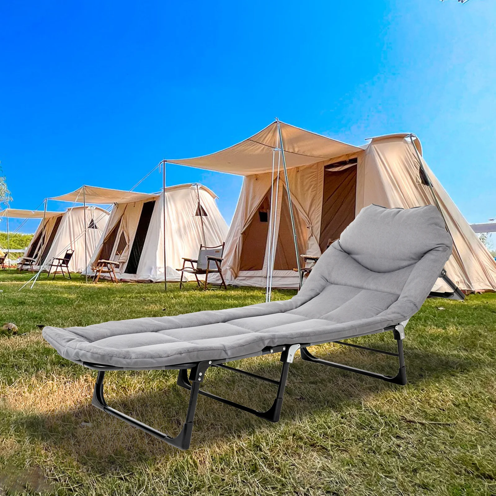 

Outdoor Traveling Using Upgraded Surface Mount Technology Enhances Support Folding Bed