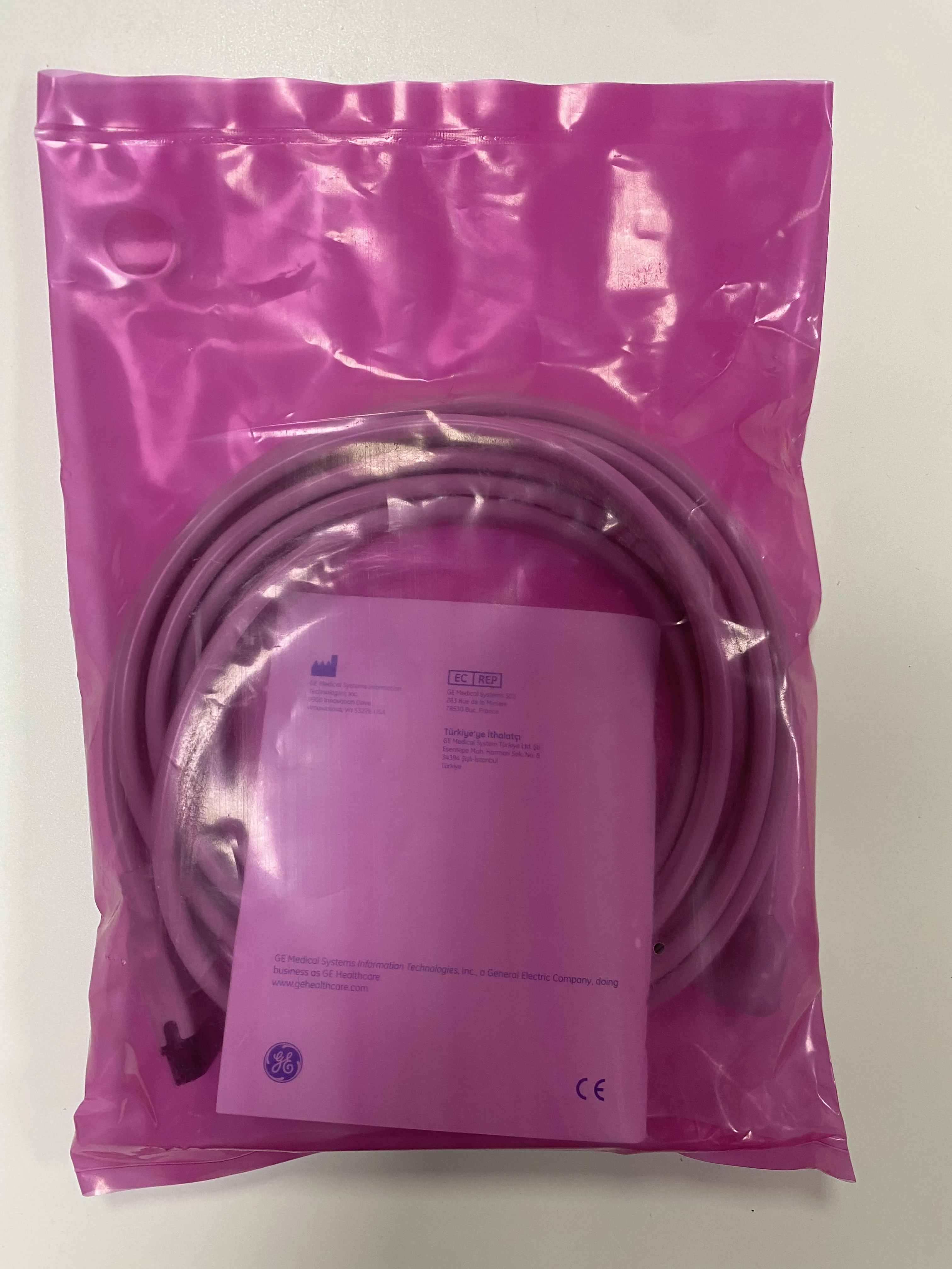 المرجع: 2058203 -002 خرطوم GE NIBP - Dinaclick للبالغين، 3.6 م