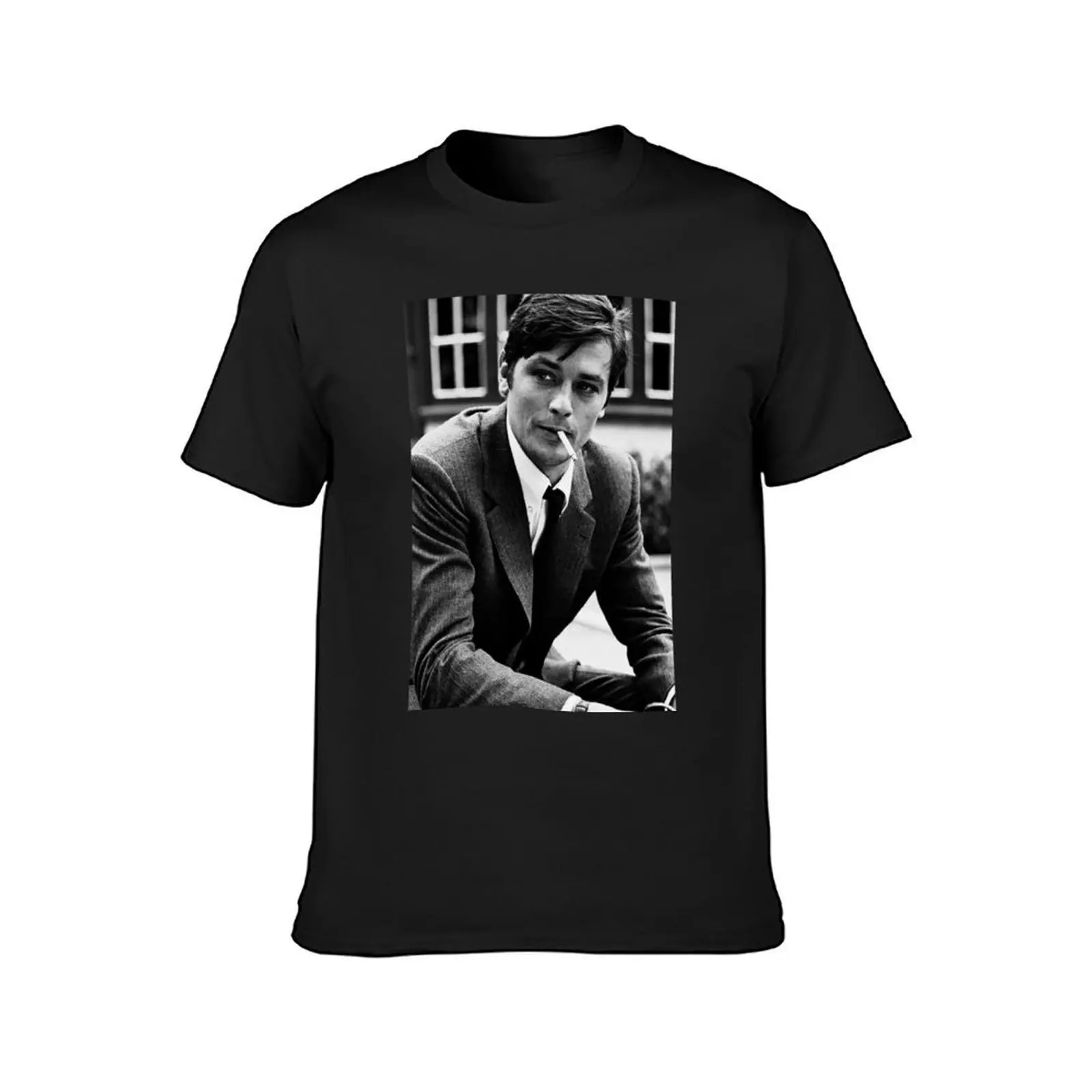 Alain Delon smoking Classic T-Shirt aesthetic clothes tops customs design your own workout shirts for men