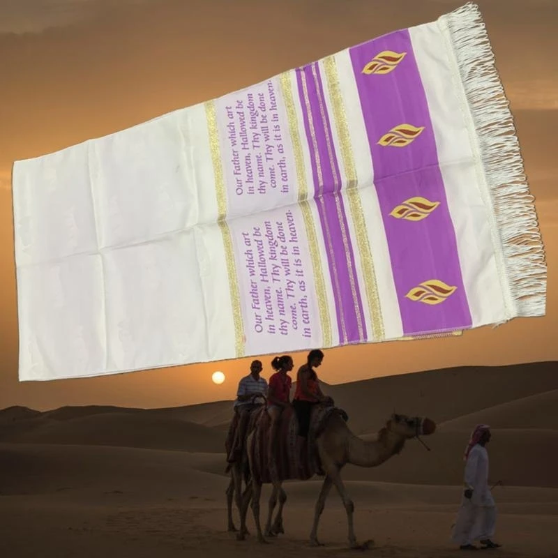 Bethlehem Gifts HolyLand Market Herren Messianischer Schal Tallit The Messiah Tallit, für Frauen Messianic Tallit Gebetsschal