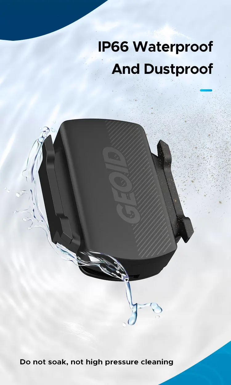 GEOID CS600 Smart Cycling Geschwindigkeits- und Trittfrequenzsensor Bluetooth 5.0/ANT+ Dual-Mode-Übertragung Wasserdichter Fahrradgeschwindigkeitssensor – Detail 4