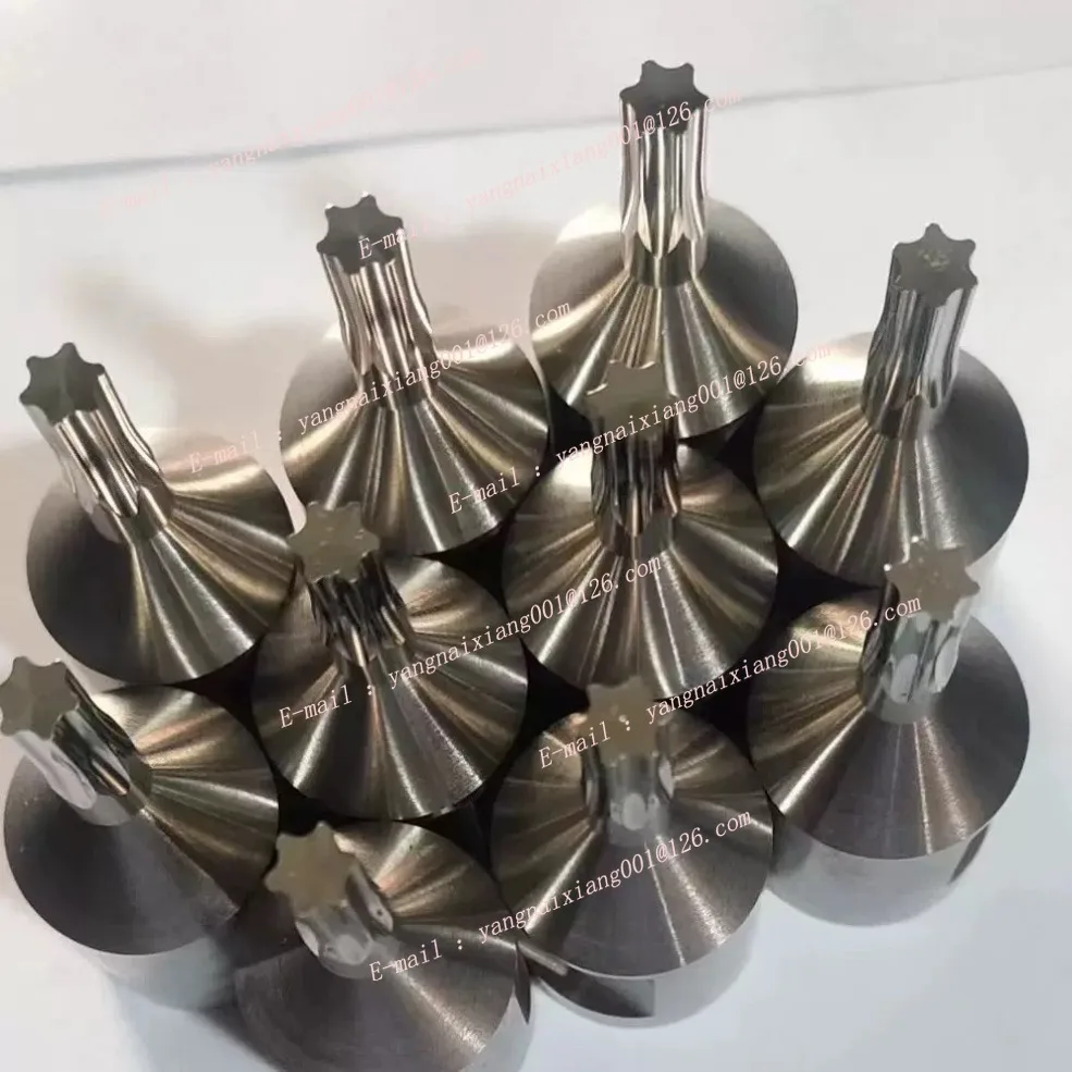 SKH-55 CT08 HSS-TiCN Torx Rotary Broach Punching Cutter Tool 8mm Shank CNC Machining Center Parts