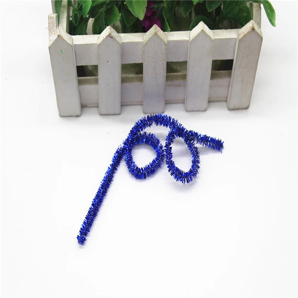 

200Pcs Glitter DIY Stems Quality Material Flexible Twisted Stems for Creativity Craft Party Favors Decoration