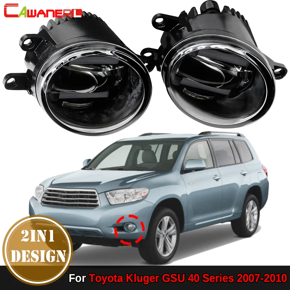 

1 Pair 36W Canbus Car LED Lens Fog Light Daytime Running Lamp DRL H11 12V For Toyota Kluger GSU 40 Series 2007 2008 2009 2010