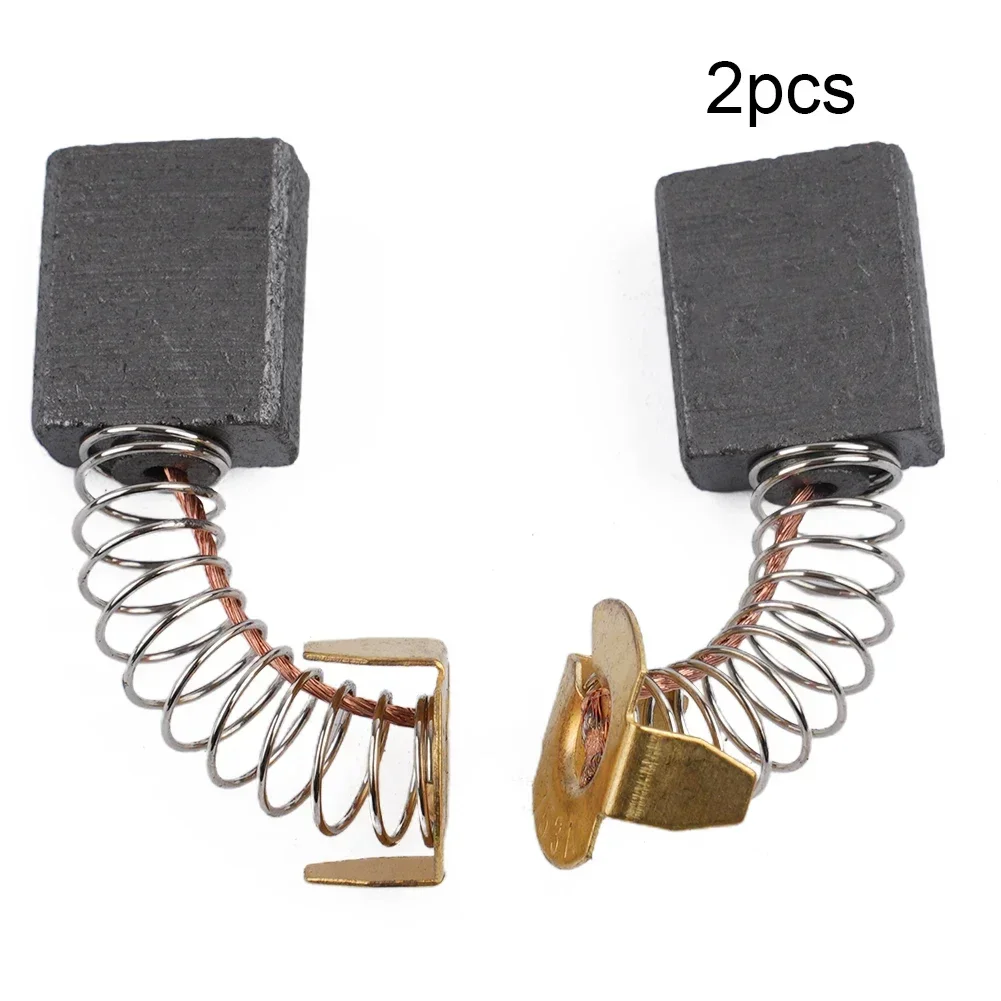 2pcs Carbon Brushes For Electric Drills Motors Angle Grinders 16mm X 13mm X 6mm Replacement Part Power Tool Accessories