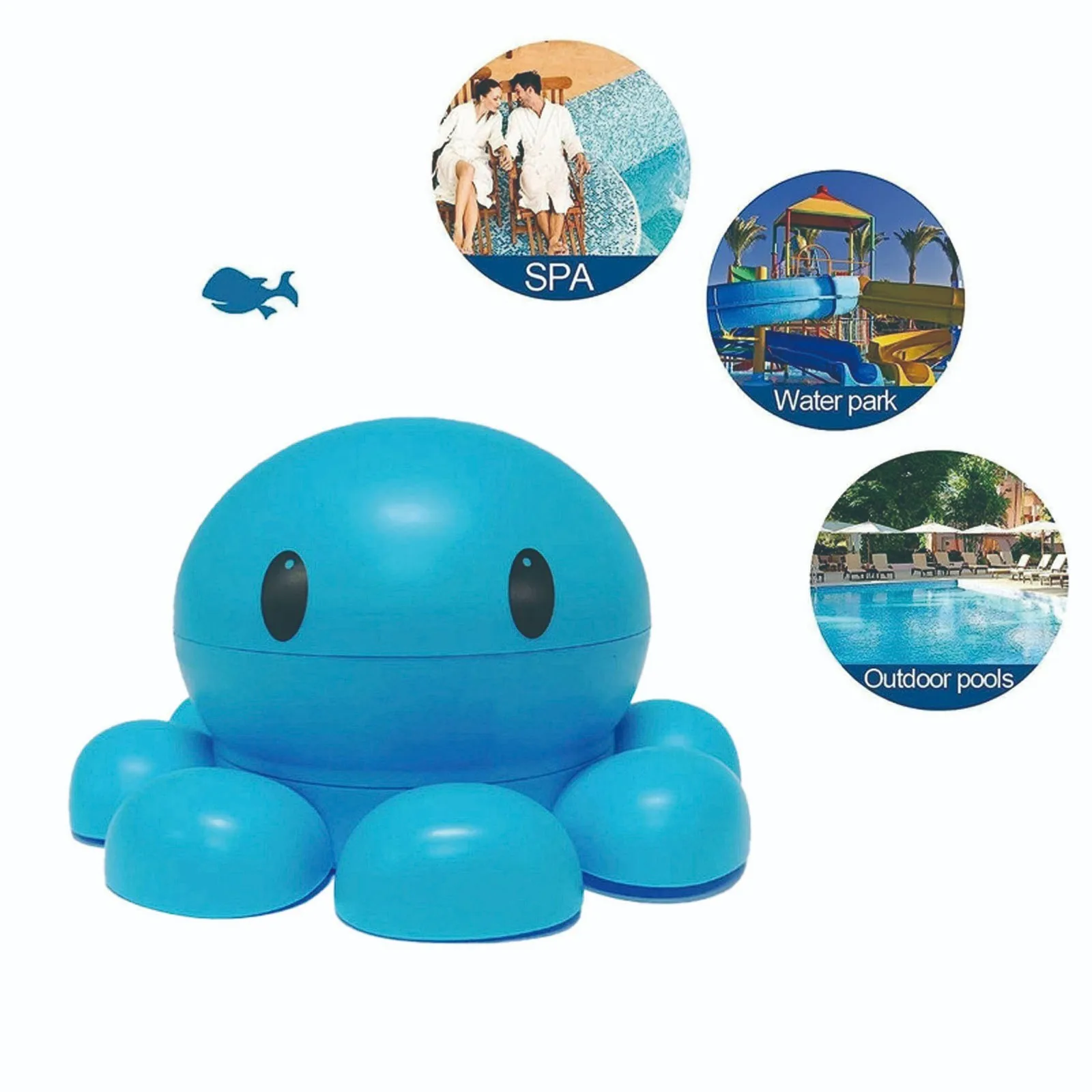 Dispensador flotante de cloro para piscina, pulpo, Spa, flotador de cloro, tableta, herramienta de limpieza de piscinas