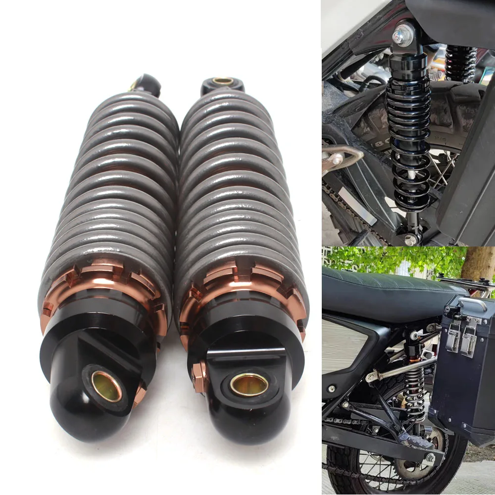 2 Stück hintere Stoßdämpfer 360 mm Aufhängungsschutz für Honda Suzuki Yamaha Kawasaki ATV Go Kart Aluminiumlegierung Motorrad