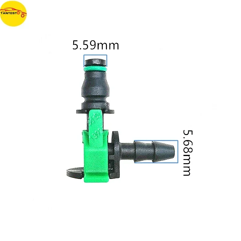 10PCS Piezo CRIN Common Rail Injector Leak Off Connector Joints Solenoid Valve Circlips for Simens 1 Way Ford Transit