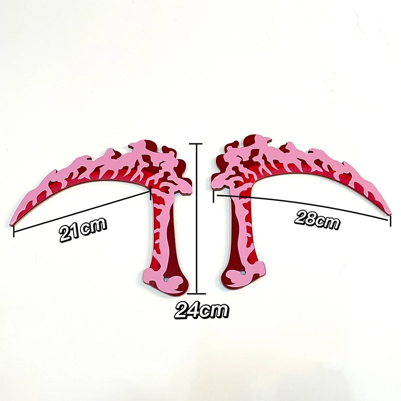 Giyuutarou Double Blood Sickle Anime Devil Hunter Cosplay Props Accessory Toys Gift Halloween Carnival Cos