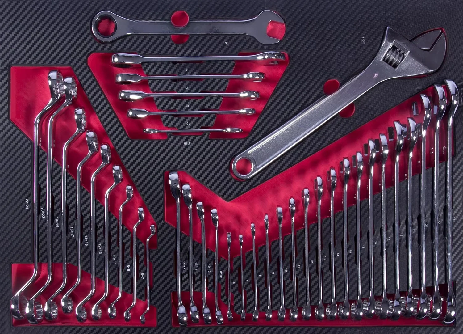 421 professional cr-v material herramientas hand tool set, which can be combined in any combination for automotive maintenance