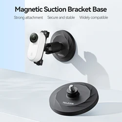 TELESIN-Support de caméra d'action à ventouse magnétique, base d'invite, accessoires pour Insta360 G03 et Insta360 Go3